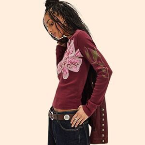 Free People Billie Long Sleeve Tee